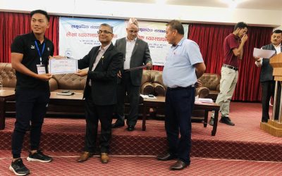 लेखा व्यवस्थापन तथा प्राविधिक तालिमको प्रमाणपत्र वितरण समारोह