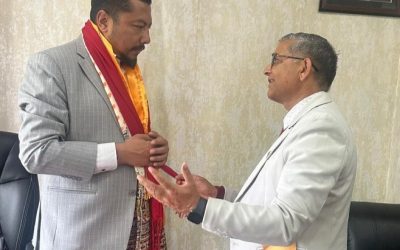 माननीय ऊर्जा, जलश्रोत तथा सिंचाई मन्त्रीलाई बधाई तथा शुभकामना व्यक्त गर्दै सामुदायिक विद्युतीकरण सम्बन्धी अवधारणा प्रस्तुत